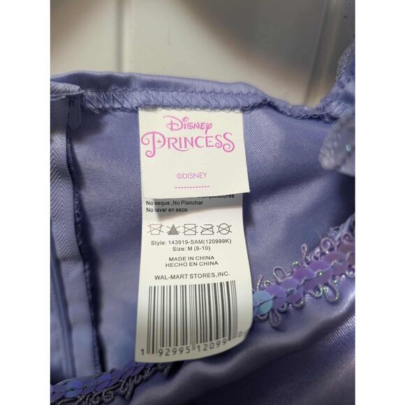 Disney Authentic Ariel Kids Costume The Little Mermaid Halloween Girls M 8-10 - Picture 9 of 12